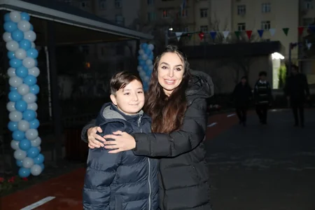 Leyla Aliyeva attends inauguration of another yard redeveloped under “Bizim həyət” project