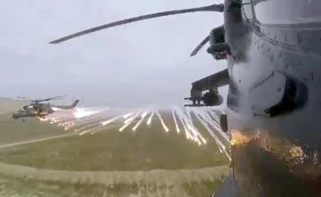В ходе широкомасштабных учений азербайджанской армии проведен этап боевой стрельбы - ВИДЕО