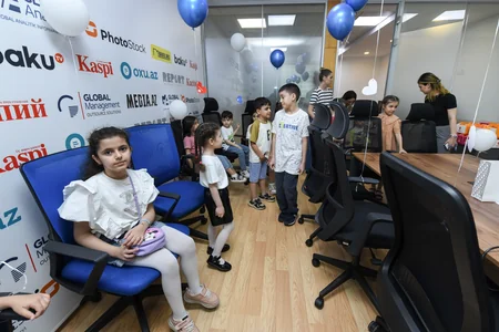Festive atmosphere at Report News Agency on Children's Day