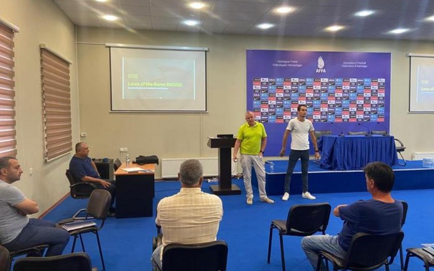 AFFA nümayəndələri və hakim-inspektorlar üçün seminar keçirilib