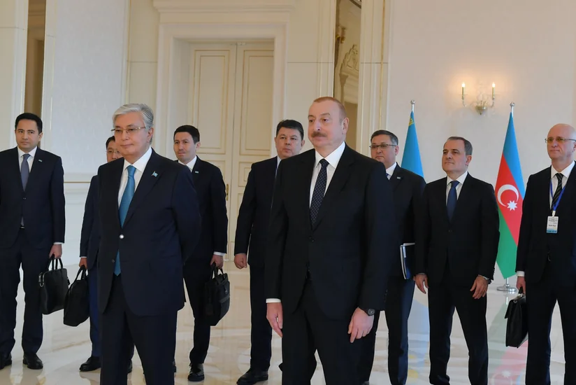 İlham Əliyev: Qazaxıstan və Azərbaycan bütün istiqamətlərdə aktiv fəaliyyət göstərir