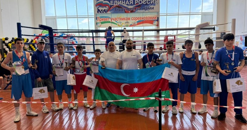 Azərbaycan boksçuları Rusiyadakı turnirdə 8 qızıl medal qazanıblar