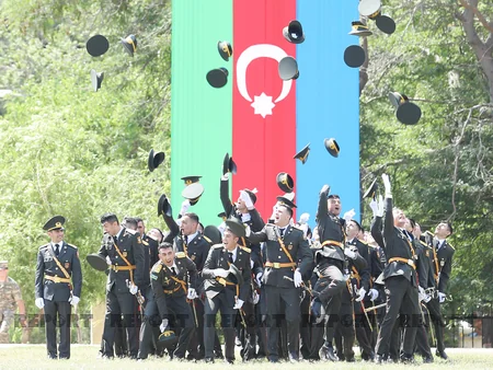 Heydər Əliyev adına Hərbi İnstitutda məzun buraxılışı - YENİLƏNİB - FOTOREPORTAJ