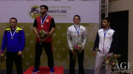 Azerbaijani wrestler becomes world champion among servicemen