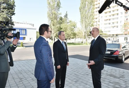 Prezident İlham Əliyev Sənaye və İnnovasiyalar üzrə Bakı Dövlət Peşə Təhsil Mərkəzinin açılışında iştirak edib - YENİLƏNİB
