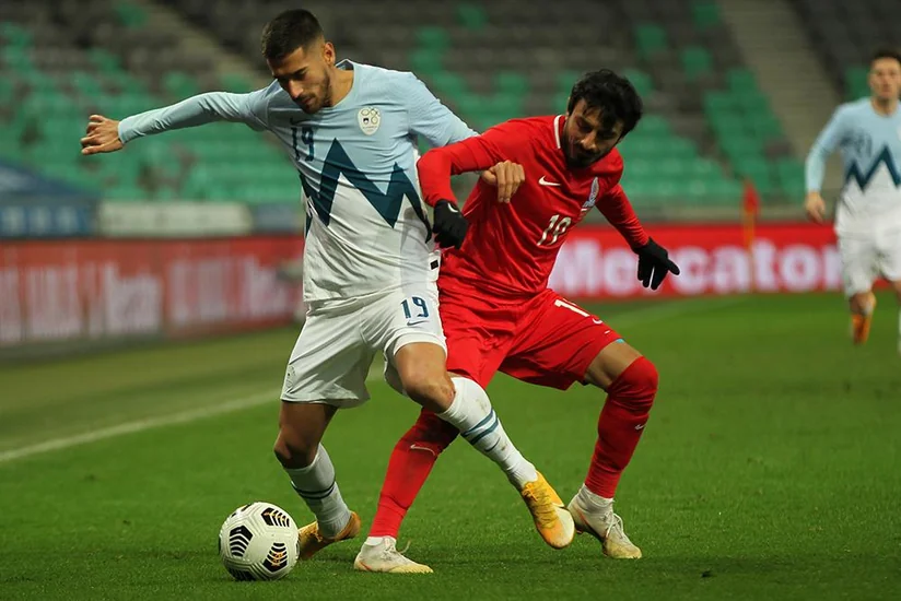 Назван стартовый состав сборных Азербайджана и Словении