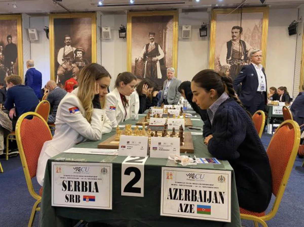 Azərbaycanın şahmat millisi Avropa çempionatında gümüş medal qazanıb