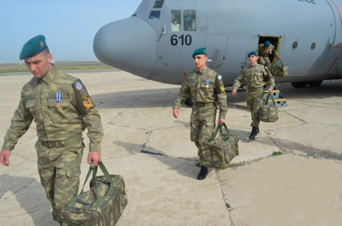 Azərbaycanın Əfqanıstandakı sülhməramlılarının bir qrupu Vətənə qayıdıb