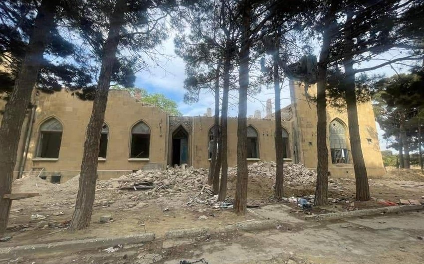 Bakıda ötən əsrin memarlıq abidəsi sökülmə təhlükəsi ilə üz-üzədir 