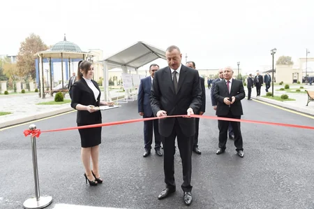 President Ilham Aliyev inaugurates newly-built dormitory of Azerbaijan State Agrarian University