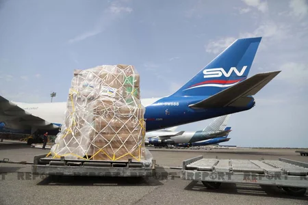 Azerbaijan sends another batch of humanitarian aid to Ukraine