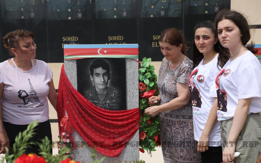 Şəhidin doğum günü məzarı önündə qeyd olunub - VİDEO - YENİLƏNİB