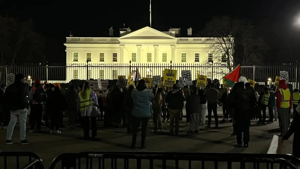 Anti-war activists in New York City, Washington protest US, UK strikes in Yemen