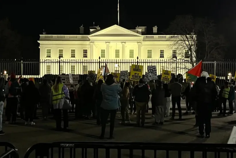 Anti-war activists in New York City, Washington protest US, UK strikes in Yemen