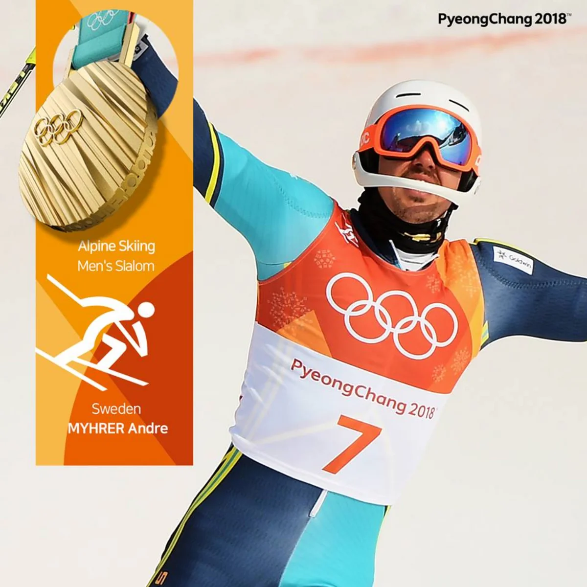 Pxençxan-2018: Azərbaycan idmançısının da mübarizə apardığı slalom yarışında qalib müəyyənləşib