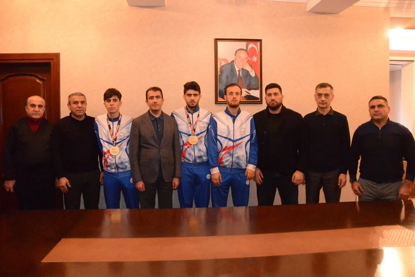 Azərbaycan Taekvondo Federasiyasında qalib parataekvondoçularla görüş olub