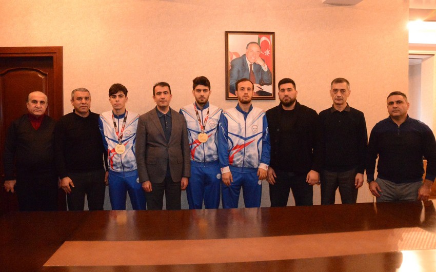 Azərbaycan Taekvondo Federasiyasında qalib parataekvondoçularla görüş olub