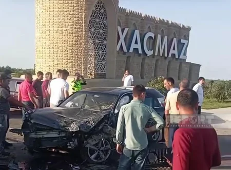 Xaçmazda avtomobil qəzası olub, xəsarət alanlar var