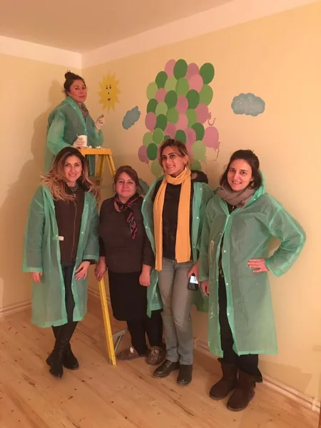 BP əməkdaşları uşaq bağçasının təmirində iştirak ediblər