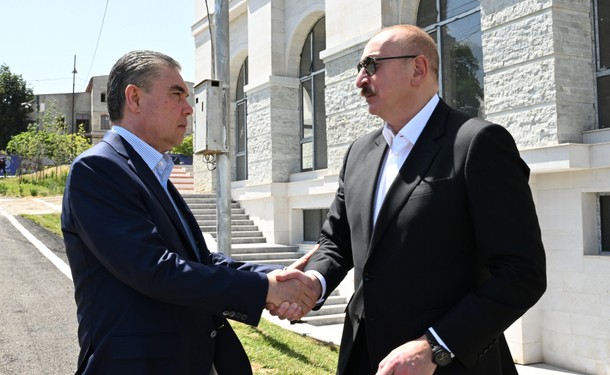 Prezident İlham Əliyev Qurbanqulu Berdiməhəmmədovun səfəri ilə bağlı paylaşım edib