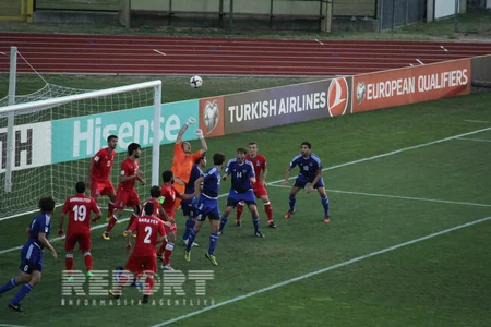 Futbol üzrə Azərbaycan millisi San-Marino yığması üzərində qələbə qazanıb - VİDEO