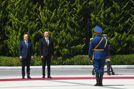 Official welcome ceremony held for President of Albania