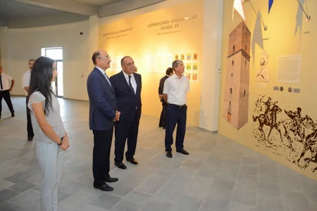 Nazir Qaxda mədəniyyət müəssisələri və tarixi tikililərin vəziyyəti ilə tanış olub