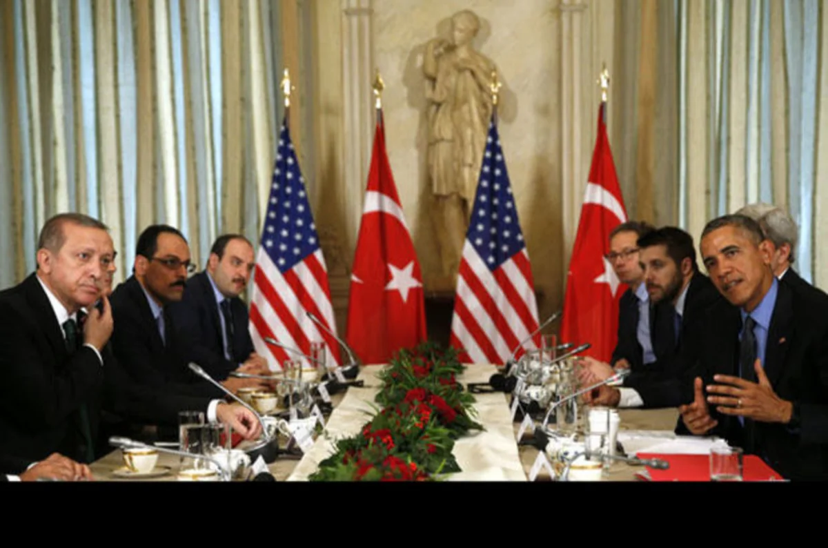 ​ABŞ və Türkiyə prezidentlərinin görüşü başa çatıb