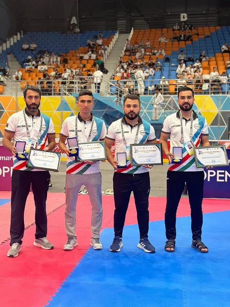 Azərbaycan taekvondoçuları Özbəkistanda 12 medal qazanıblar