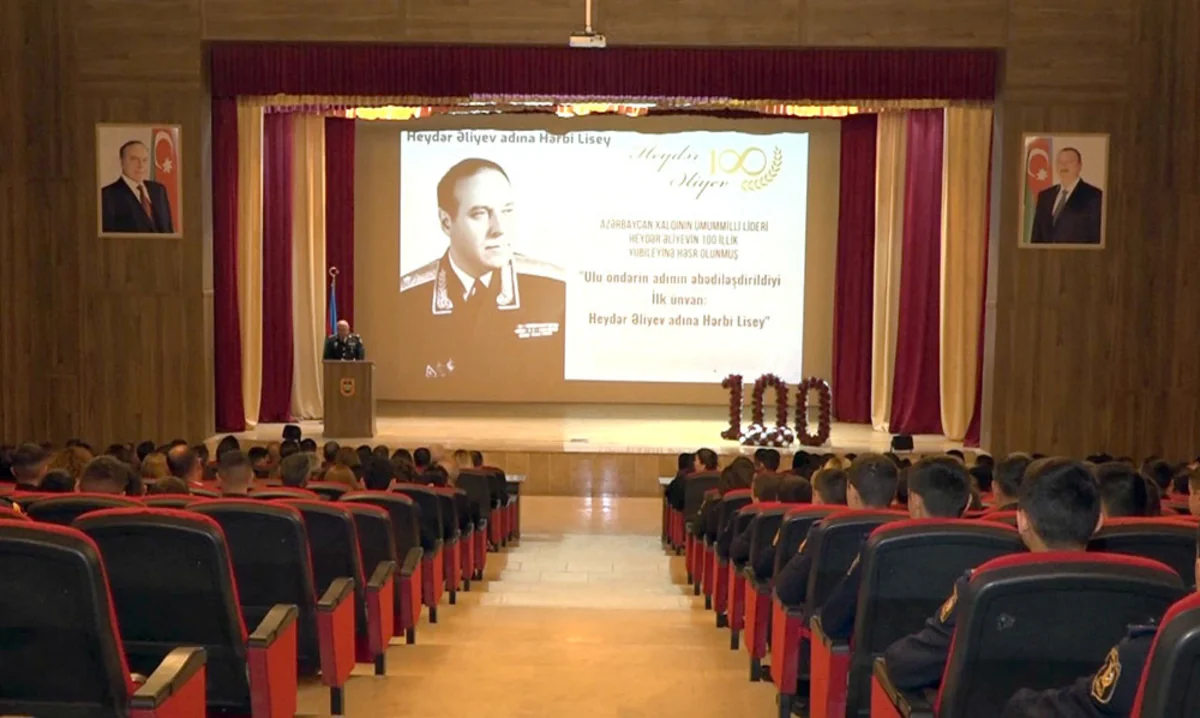 Heydər Əliyev adına Hərbi Liseyin təşkilatçılığı ilə silsilə tədbirlər keçirilir