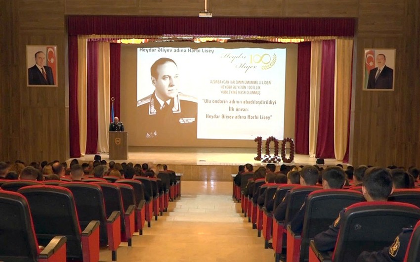 Heydər Əliyev adına Hərbi Liseyin təşkilatçılığı ilə silsilə tədbirlər keçirilir