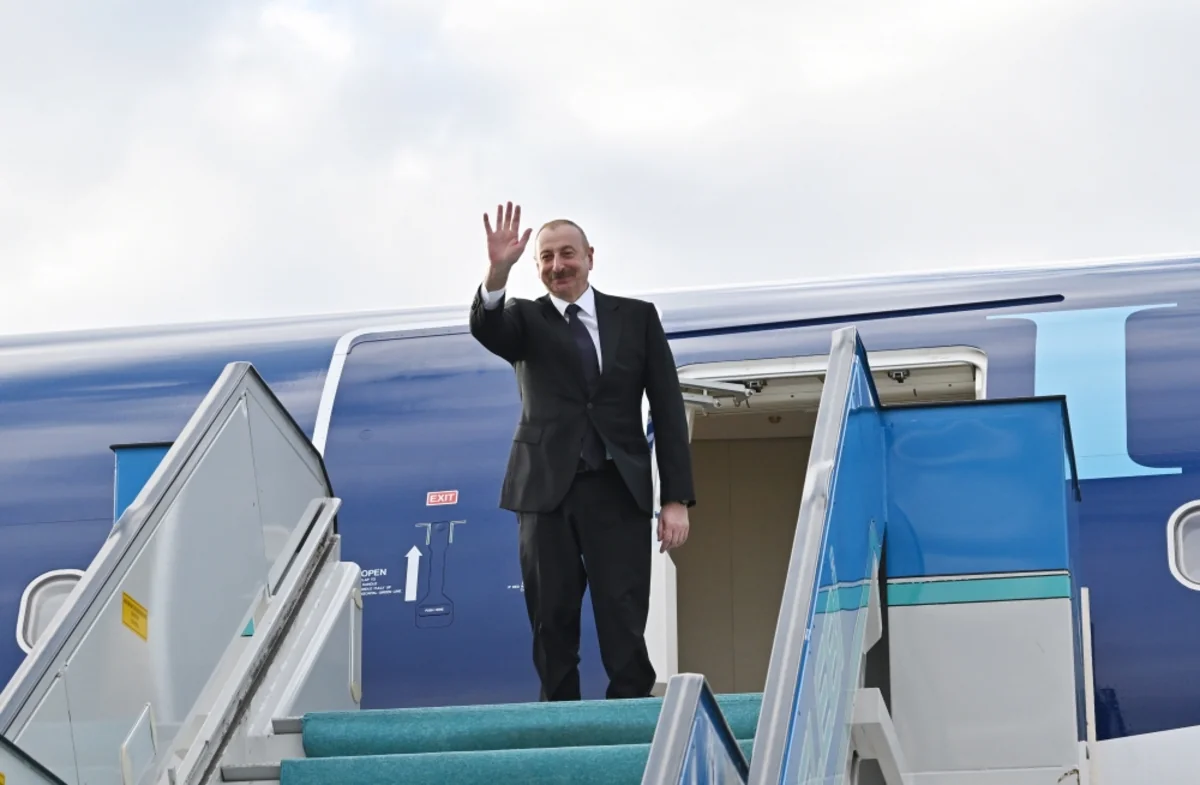 President Ilham Aliyev ends his visit to Türkiye