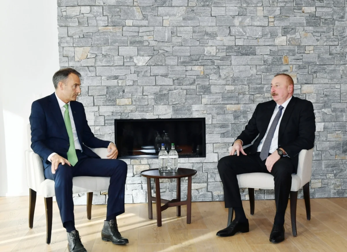 Expansion of Azerbaijan's energy projects discussed in Davos