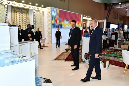 Prezident İlham Əliyev SPECA ölkələrinin sərgisinin açılışında iştirak edib - YENİLƏNİB