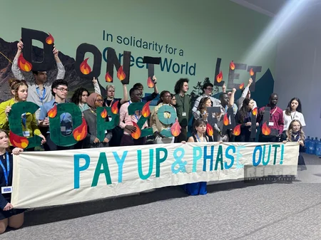 Eco-action participants at COP29 demand climate justice