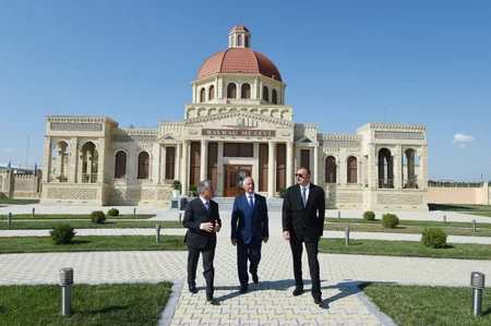 President Ilham Aliyev viewed Flag Square and Flag Museum in Khachmaz