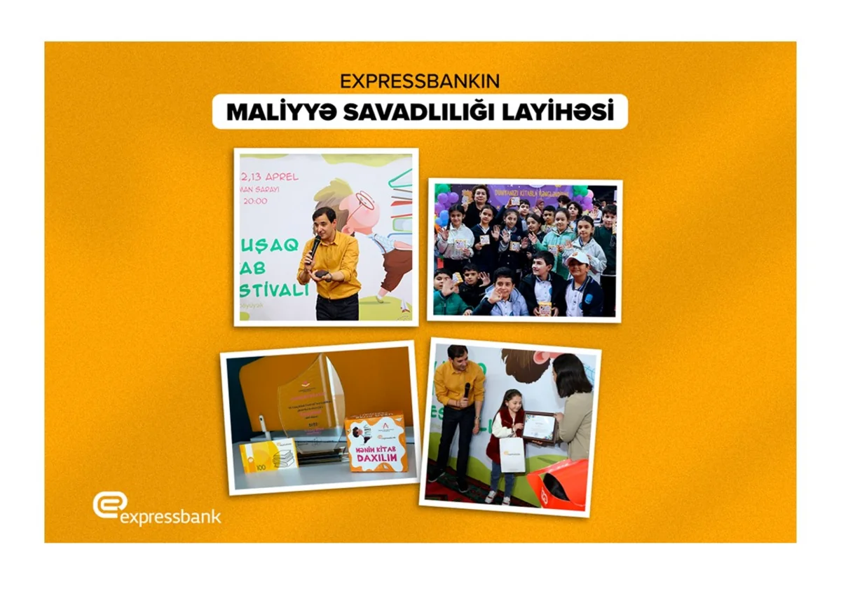 Expressbank uşaqların maliyyə savadlılığına töhfə verir