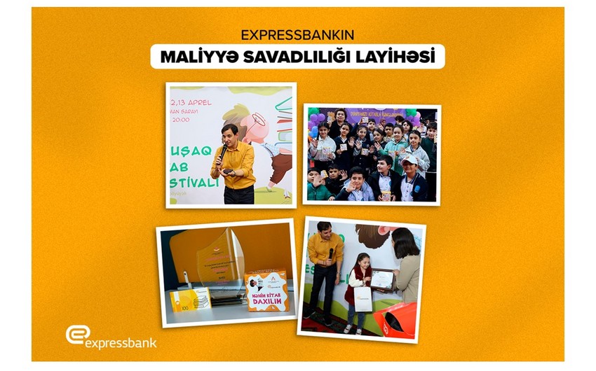 Expressbank uşaqların maliyyə savadlılığına töhfə verir