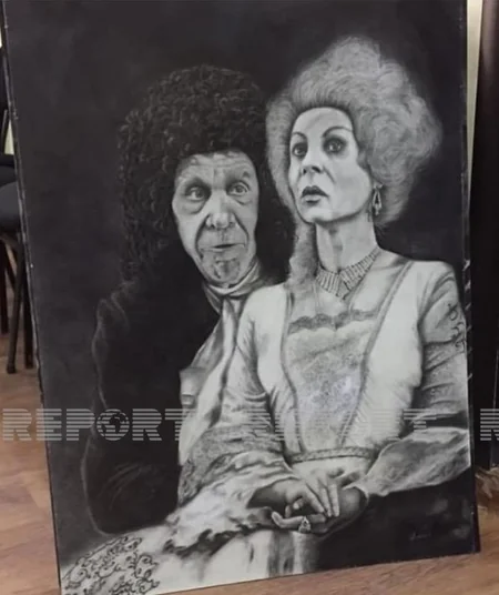 Biləsuvarlı rəssamın kömürlə çəkdiyi əsəri Ərdoğana hədiyyə edilib