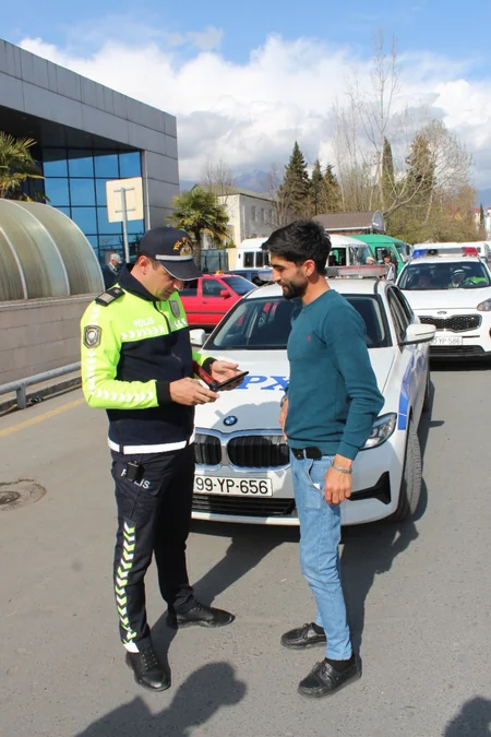 Zaqatalada yol polisi reyd keçirib, piyadalar cərimələnib