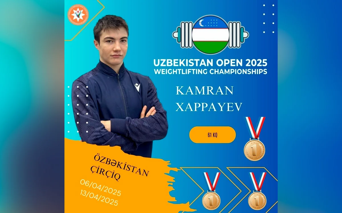 Azərbaycan ağırlıqqaldıranı “Uzbekistan Open” turnirinin qalibi olub