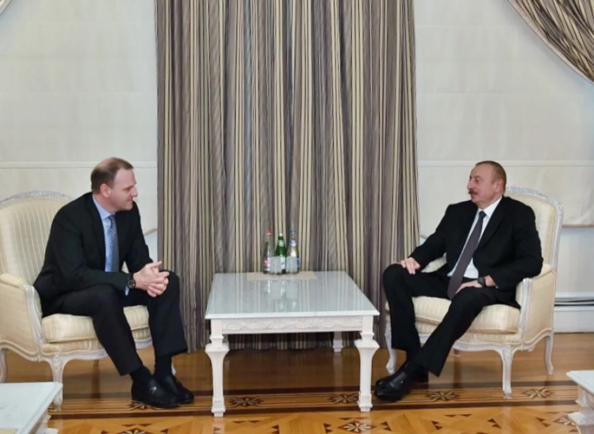 President Ilham Aliyev received Microsoft corporate vice president for Central and Eastern Europe