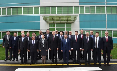 Prezident İlham Əliyev Ceyranbatan Ultrasüzgəcli Sutəmizləyici Qurğular Kompleksinin açılışında iştirak edib