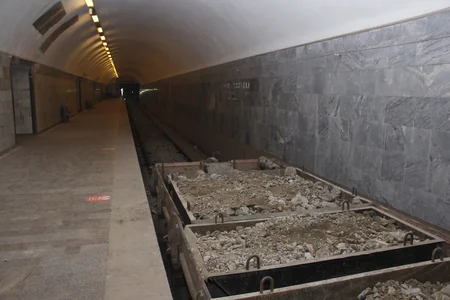 “Cəfər Cabbarlı” metrostansiyasında təmirin növbəti mərhələsi başlayıb