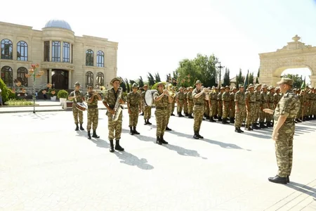 Azərbaycanın hərbi hissələrində bayram tədbirləri keçirilir