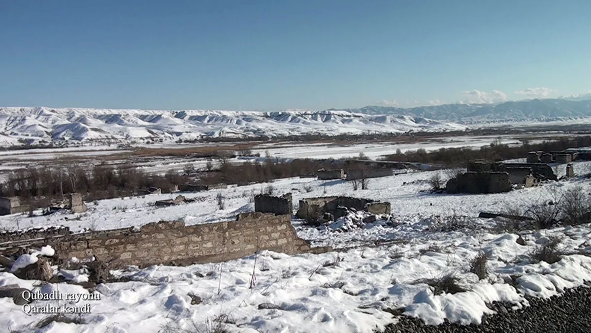 Garalar village of Gubadli destroyed by Armenian vandals