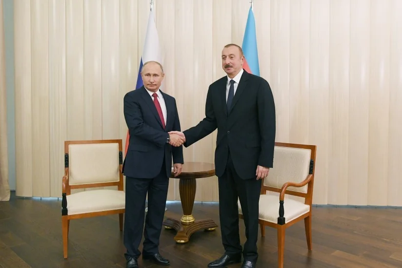 Vladimir Putin: Rusiya-Azərbaycan münasibətləri həm iqtisadiyyat, həm də digər sahələrdə müsbət inkişaf edir