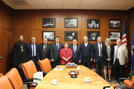 Mübariz Qurbanlı ABŞ Yepiskoplar Konfransının vitse-prezidenti ilə görüşüb