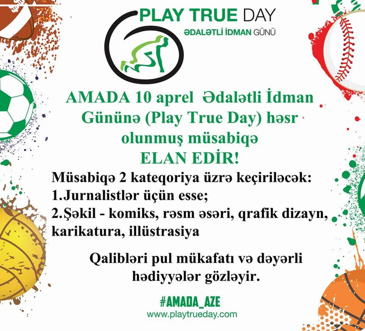 AMADA jurnalistlər arasında müsabiqə elan edib