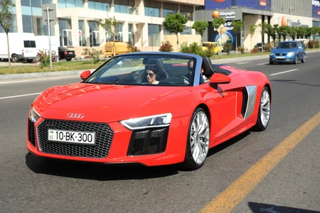 AAF sürətli idman avtomobillərinin Lənkərana yürüşünü təşkil edib